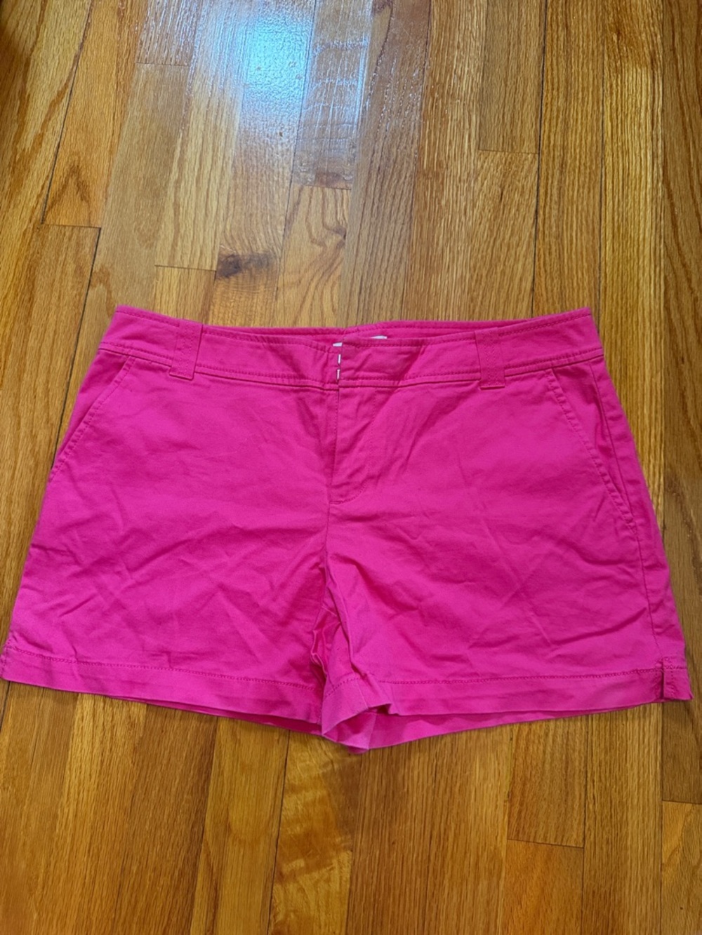 New York & Company Bright Pink Women's Cotton Shorts